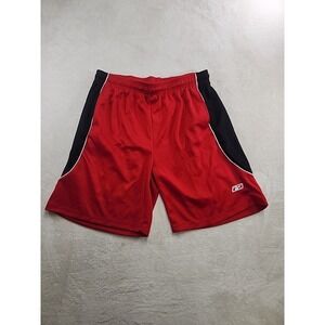 Reebok Men's 2XL Red Mesh Athletic Sports Active Basketball Shorts